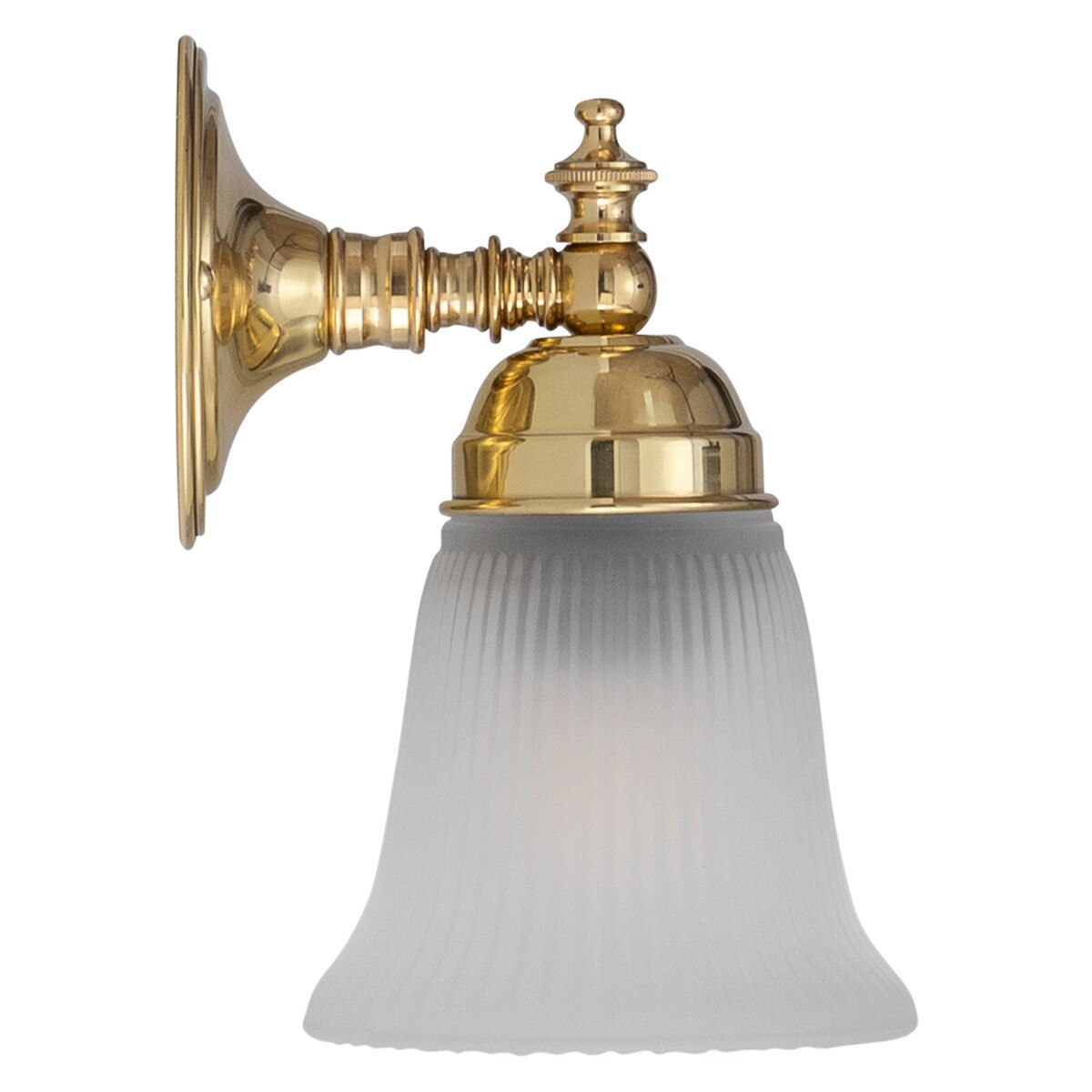 Kline Wall Light Brass With Zipper Frost Glass - 3000336