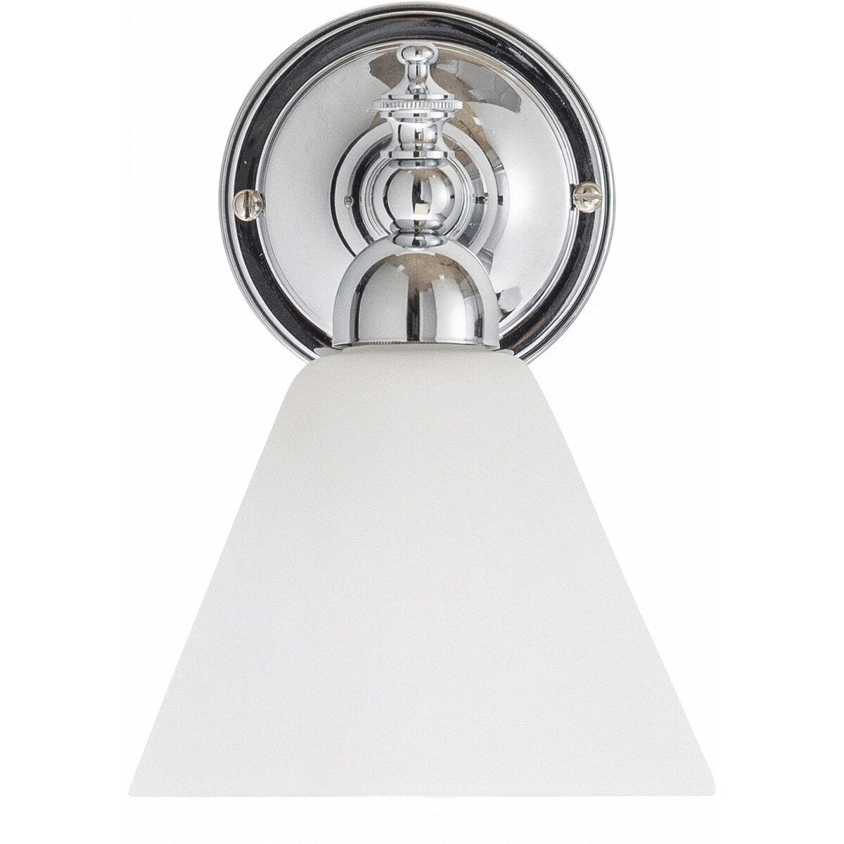Koscina Wall Light Chrome With Cono Opal Matt Glass - 3010107