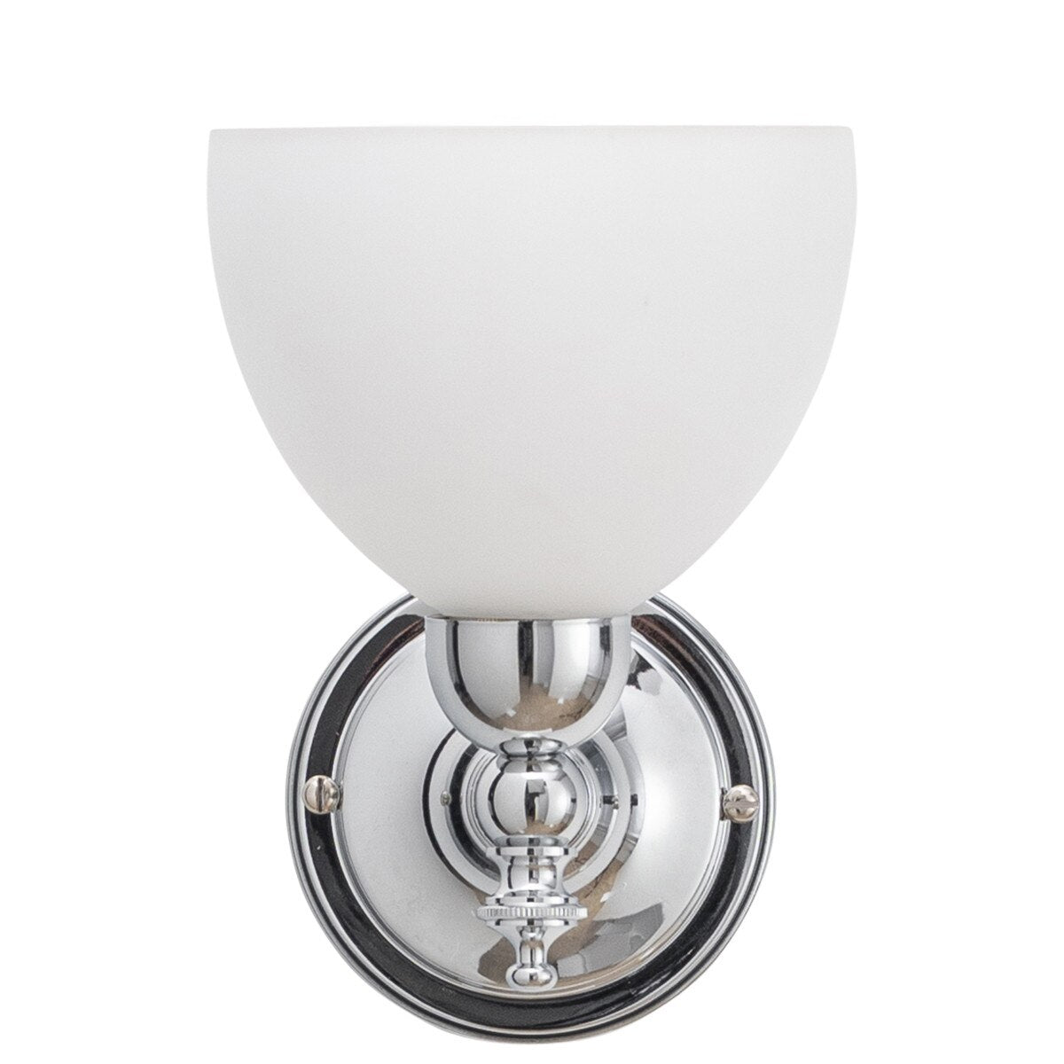 Koscina Wall Light Chrome With Decatron Opal Matt Glass - 3010108
