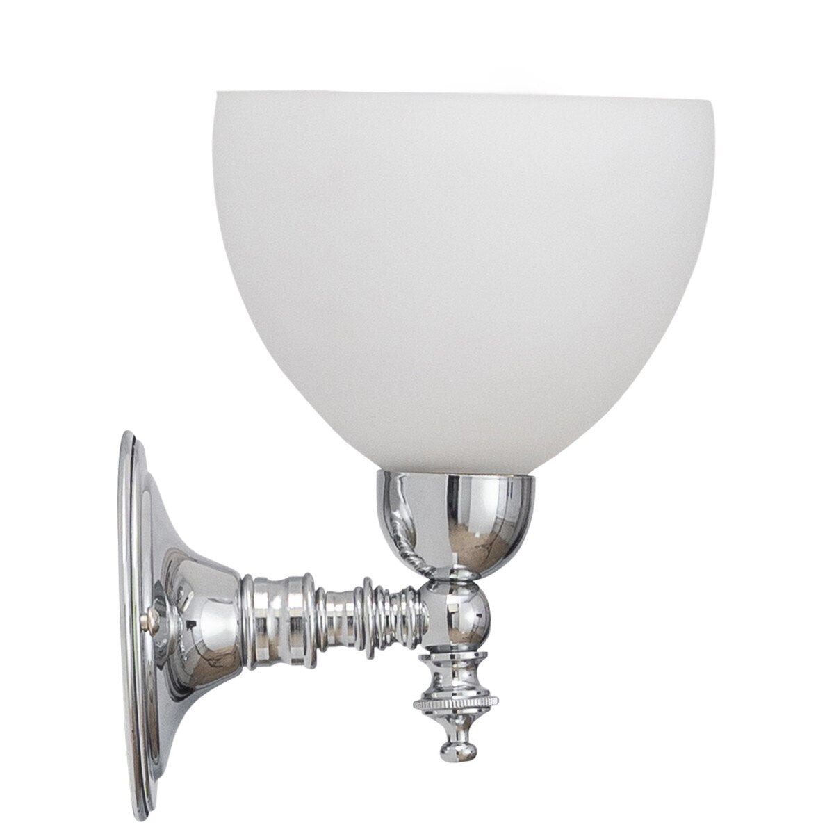 Koscina Wall Light Chrome With Decatron Opal Matt Glass - 3010108
