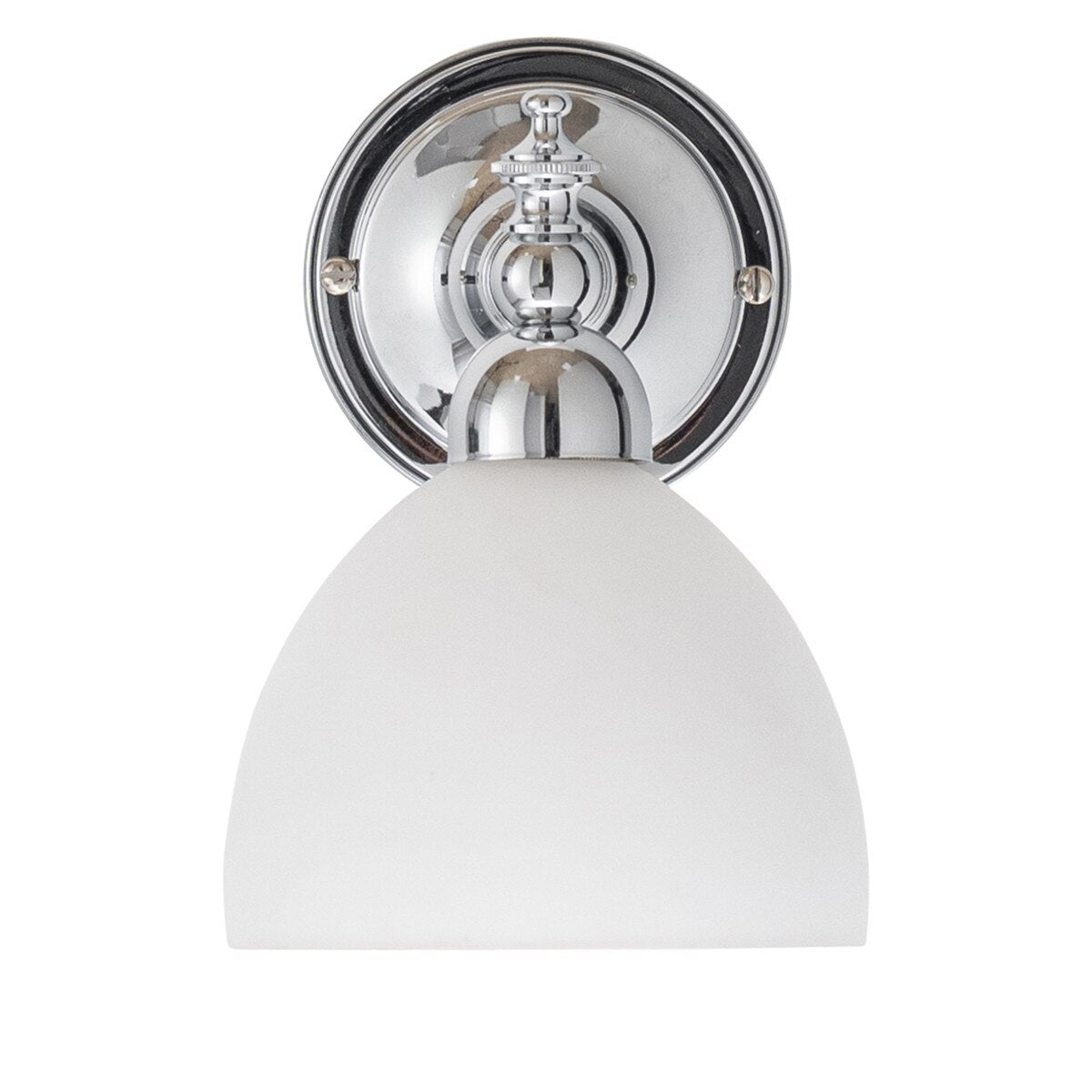 Koscina Wall Light Chrome With Decatron Opal Matt Glass - 3010108