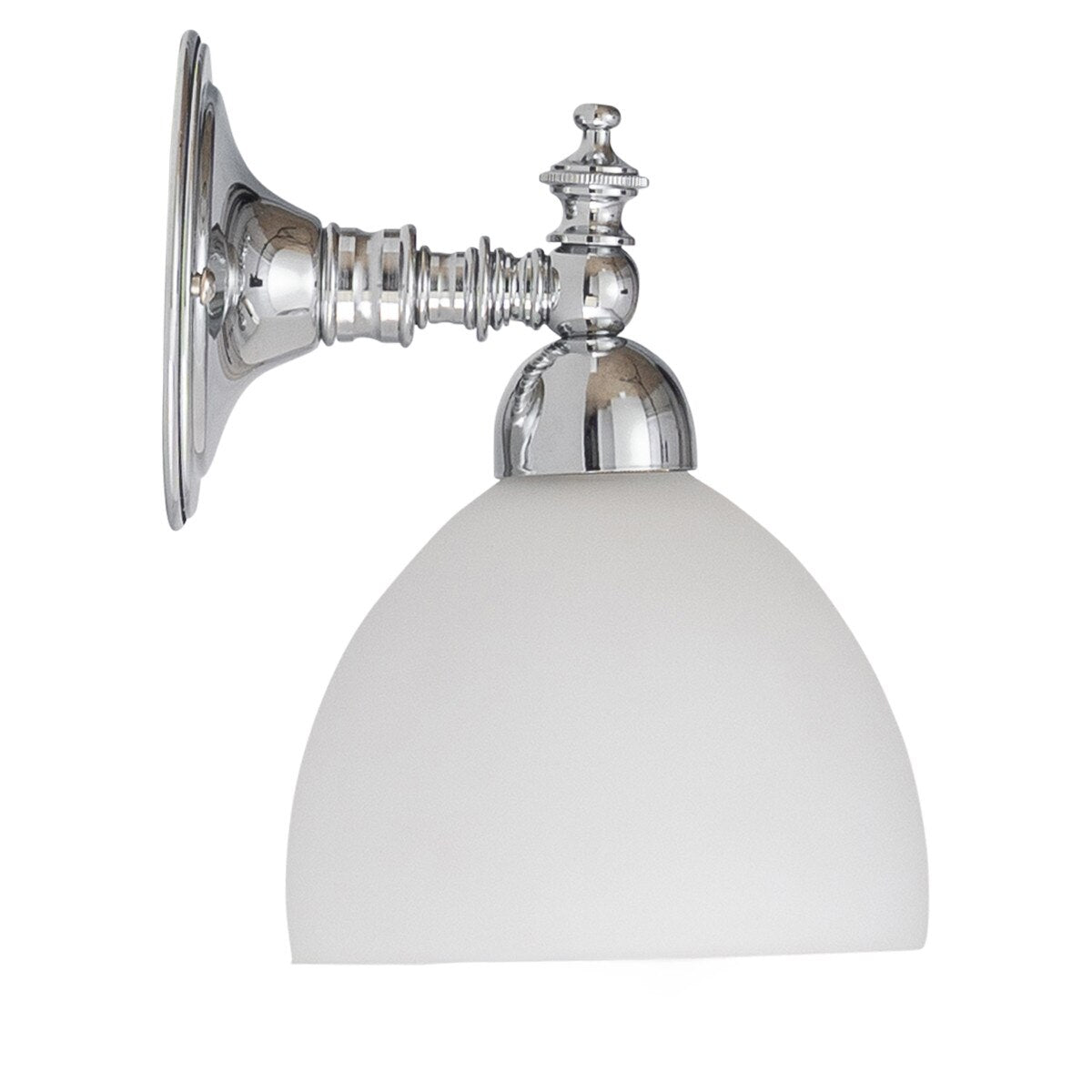 Koscina Wall Light Chrome With Decatron Opal Matt Glass - 3010108