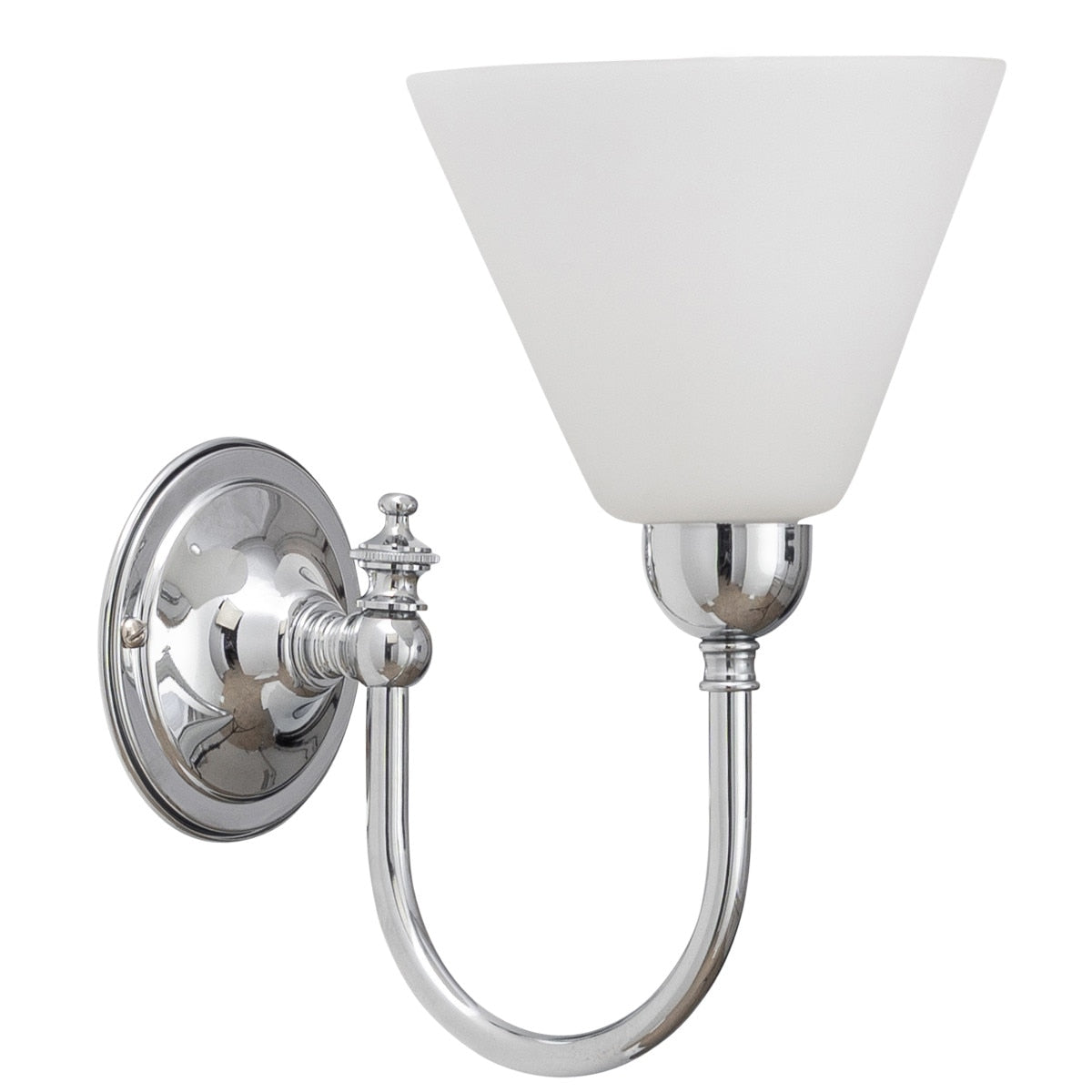 Loxton Wall Light Chrome With Cono Opal Matt Glass - 3010111