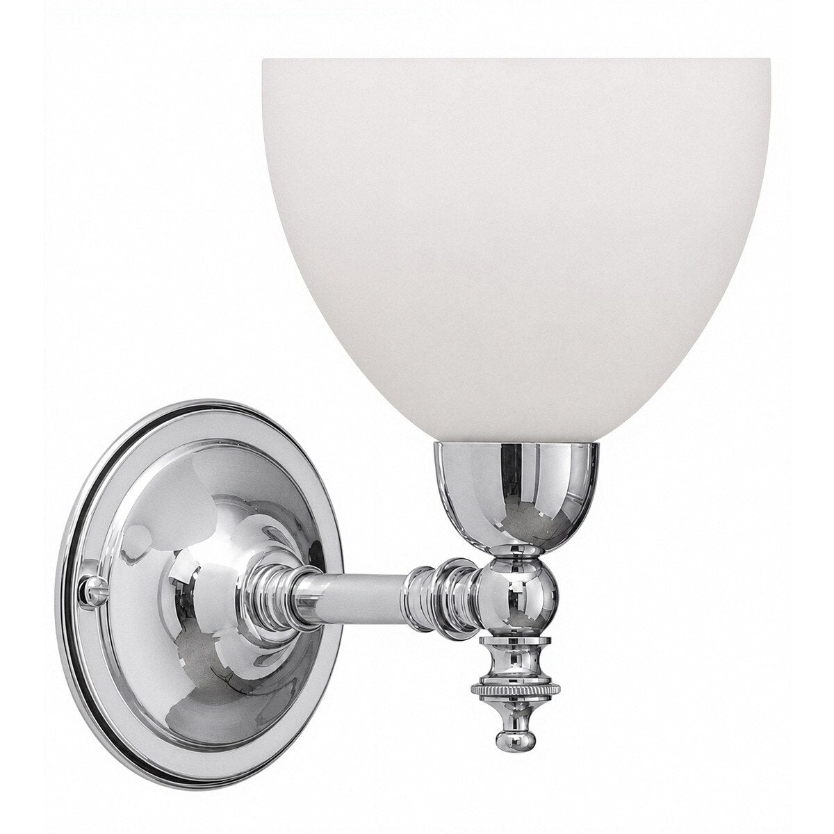 Waubra Wall Light Chrome With Decatron Opal Matt Glass - 3010217