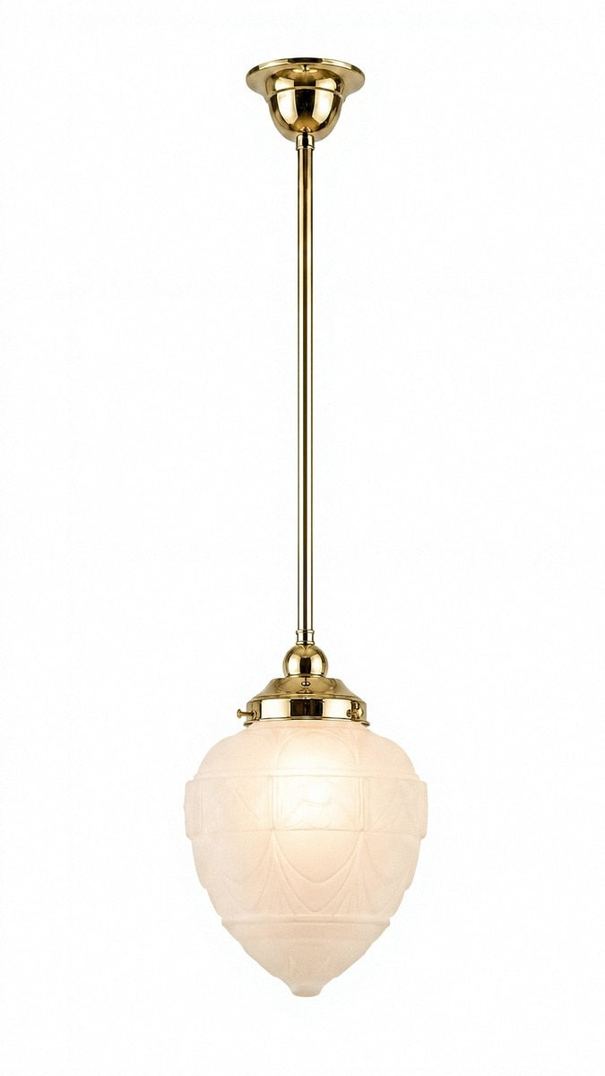 Asheville Pendant Light Polished Brass & Frost - 3090338