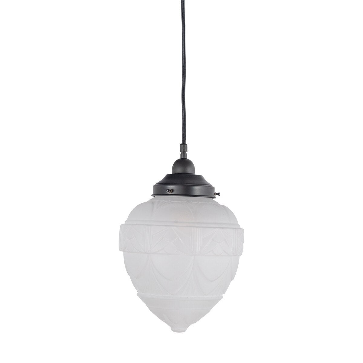 Asheville Pendant Light With Cloth Cord Patina & Frost - 3090339