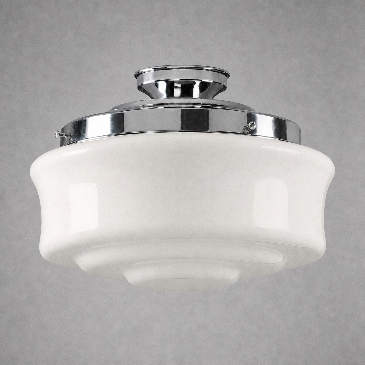 Elwood 12" Batten Fix Light Chrome & Opal Gloss - 3090471