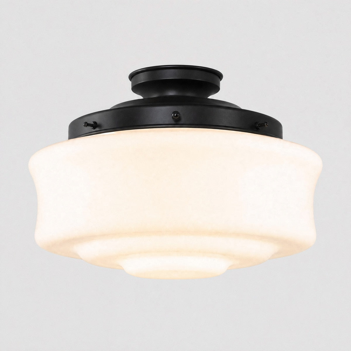 Elwood 12" Batten Fix Light Patina & Opal Gloss - 3090472