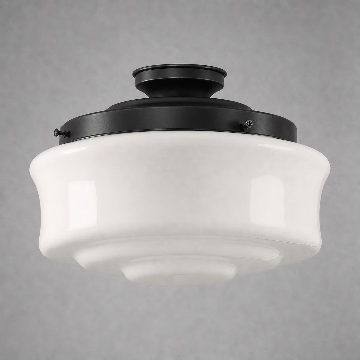 Elwood 12" Batten Fix Light Patina & Opal Gloss - 3090472