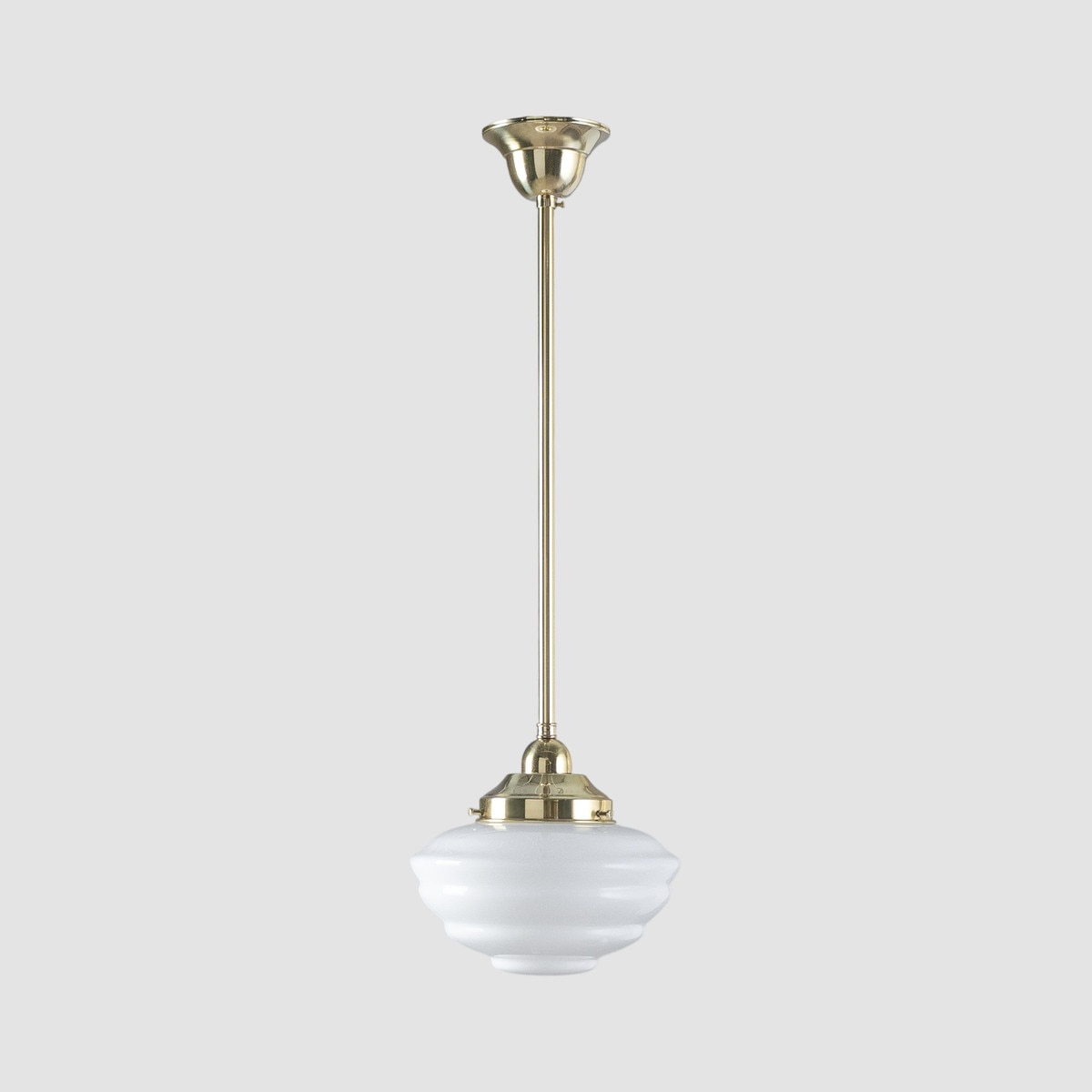 Cannes Pendant Light Polished Brass & Opal Gloss - 3090492