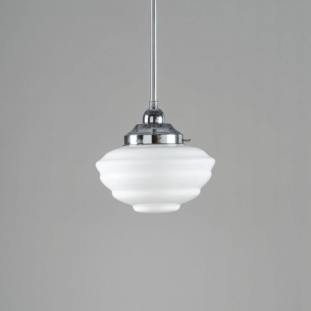Cannes Pendant Light Chrome & Opal Gloss - 3090493