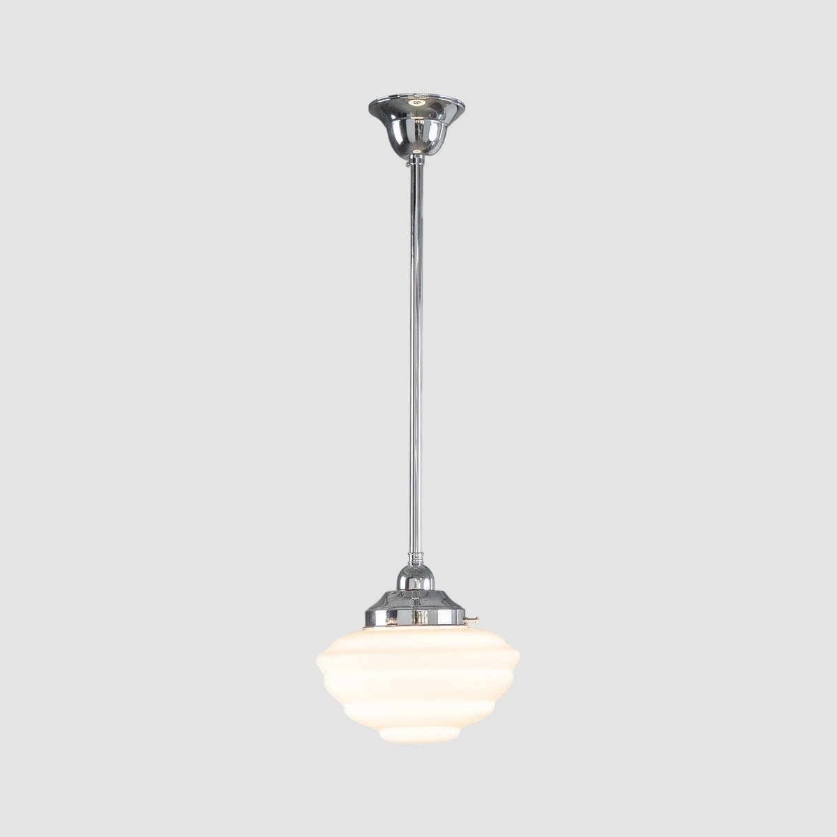 Cannes Pendant Light Chrome & Opal Gloss - 3090493