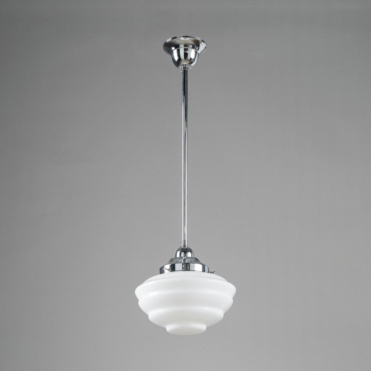 Cannes Pendant Light Chrome & Opal Gloss - 3090493