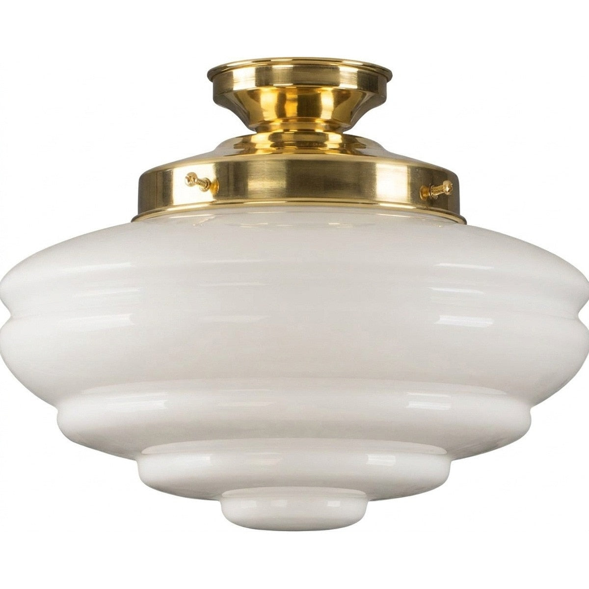Chateau Batten Fix Light Polished Brass & Opal Gloss - 3090495