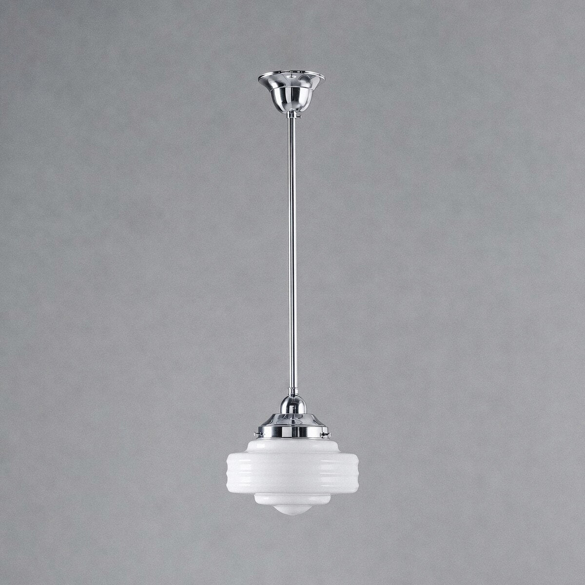 Detroit 8" Pendant Light Chrome & Opal Gloss - 3090511