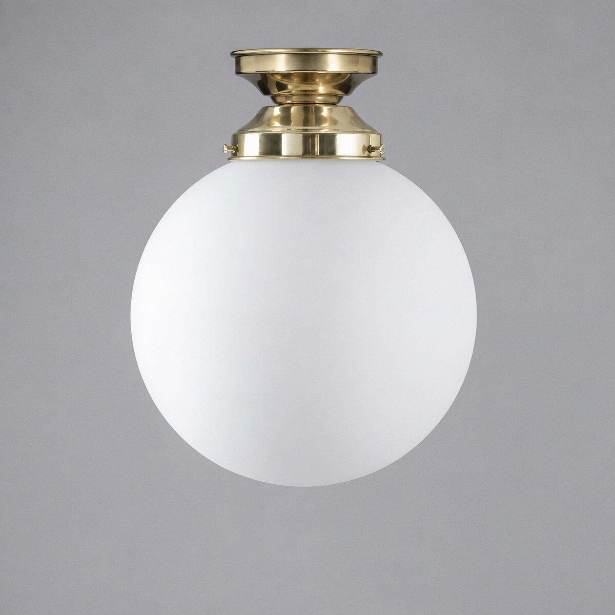 Sphere 10" Batten Light Polished Brass & Opal Matt - 3090548