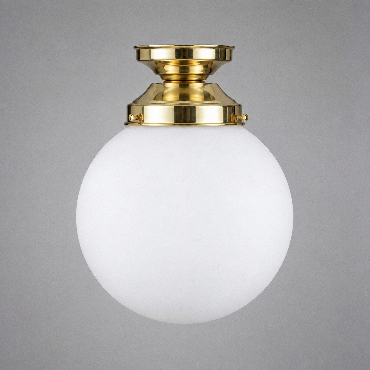 Sphere 8" Batten Light Polished Brass & Opal Matt - 3090549