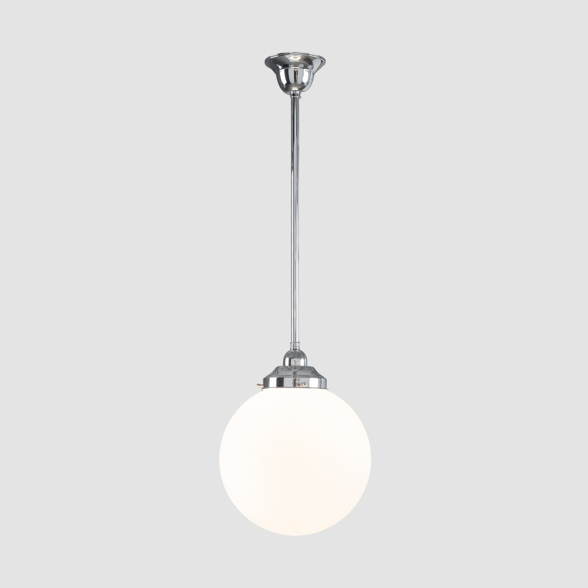Sphere 10" Pendant Light Chrome & Opal Matte - 3090563