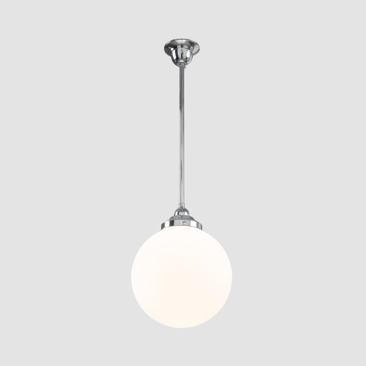 Sphere 10" Pendant Light Chrome & Opal Matte - 3090563