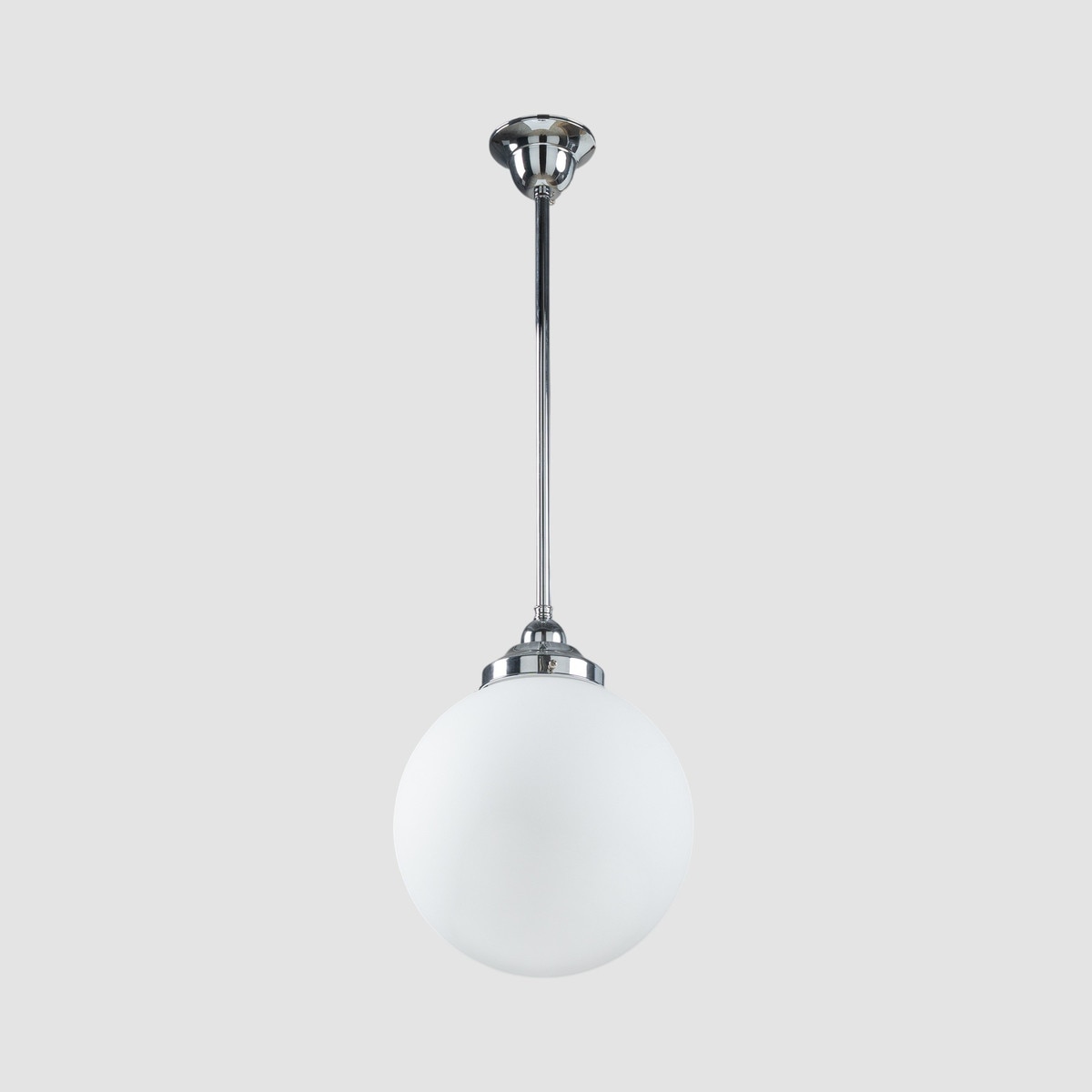 Sphere 10" Pendant Light Chrome & Opal Matte - 3090563