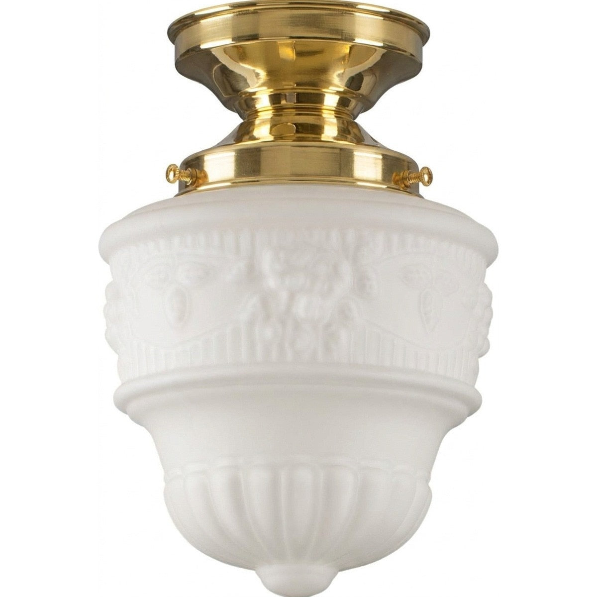 Senator 6" Batten Light Polished Brass & Opal Matt - 3090575