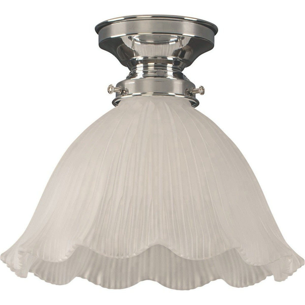 Hallophane 9" Batten Fix Light Chrome & Frost - 3090611