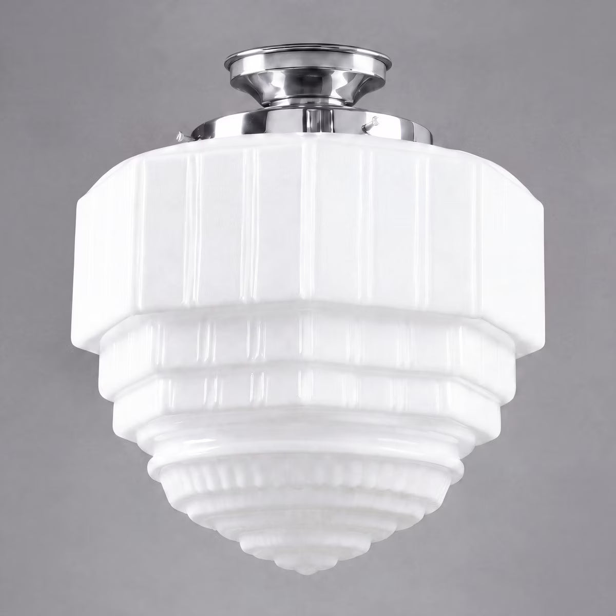 St Helens Batten Fix Light Chrome & Opal Gloss - 3090624