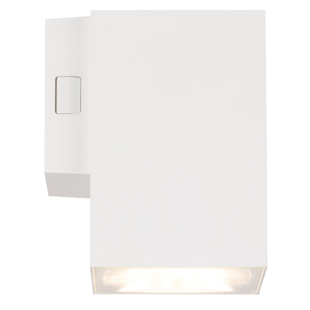 Lorsa LED Exterior Wall Light 9W TRI Colour White - LORSA EXWB1-WH
