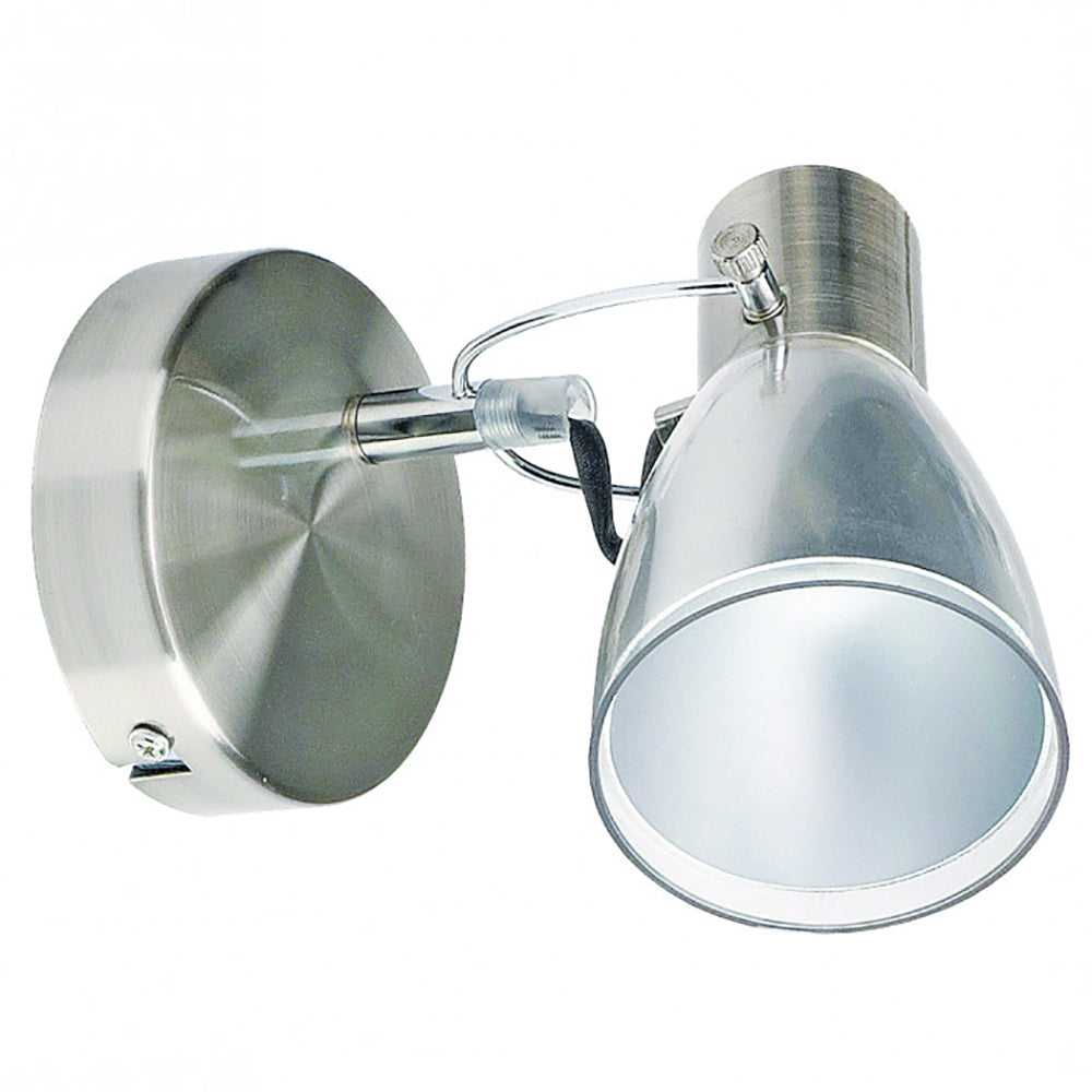 Buy Spotlights Australia Roscoe Spotlight Satin Chrome Acrylic 3000K - LSLR-P1-SC