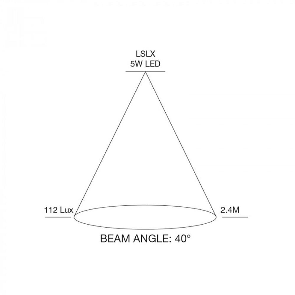 Buy Spotlights Australia Xanthi Spot 2 lights Black 3000K - LSLX-B2-BL