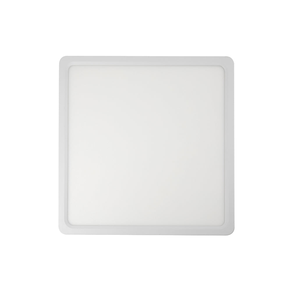 Lunos 230mm LED Oyster Light 18W TRI Colour White - LUNOS OY23.3C-WH