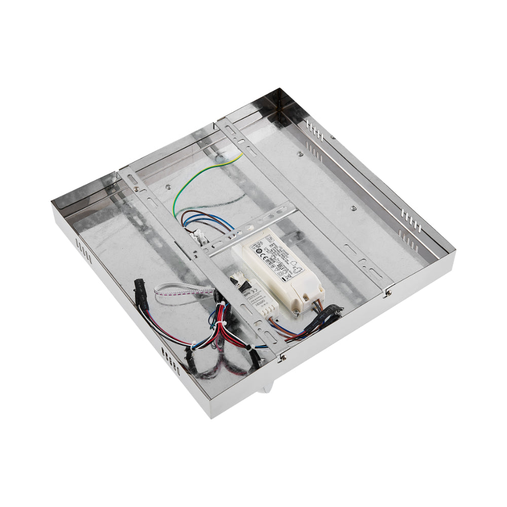 Luxia LED Flush Mount Light 25W 4000K + RGB RGB Chrome - LUXIA C45S-RGB