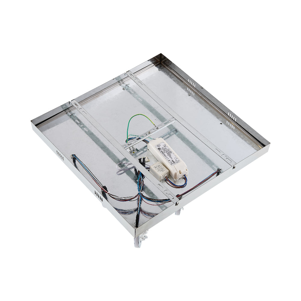 Luxia LED Flush Mount Light 32W 4000K + RGB Chrome - LUXIA C55S-RGB