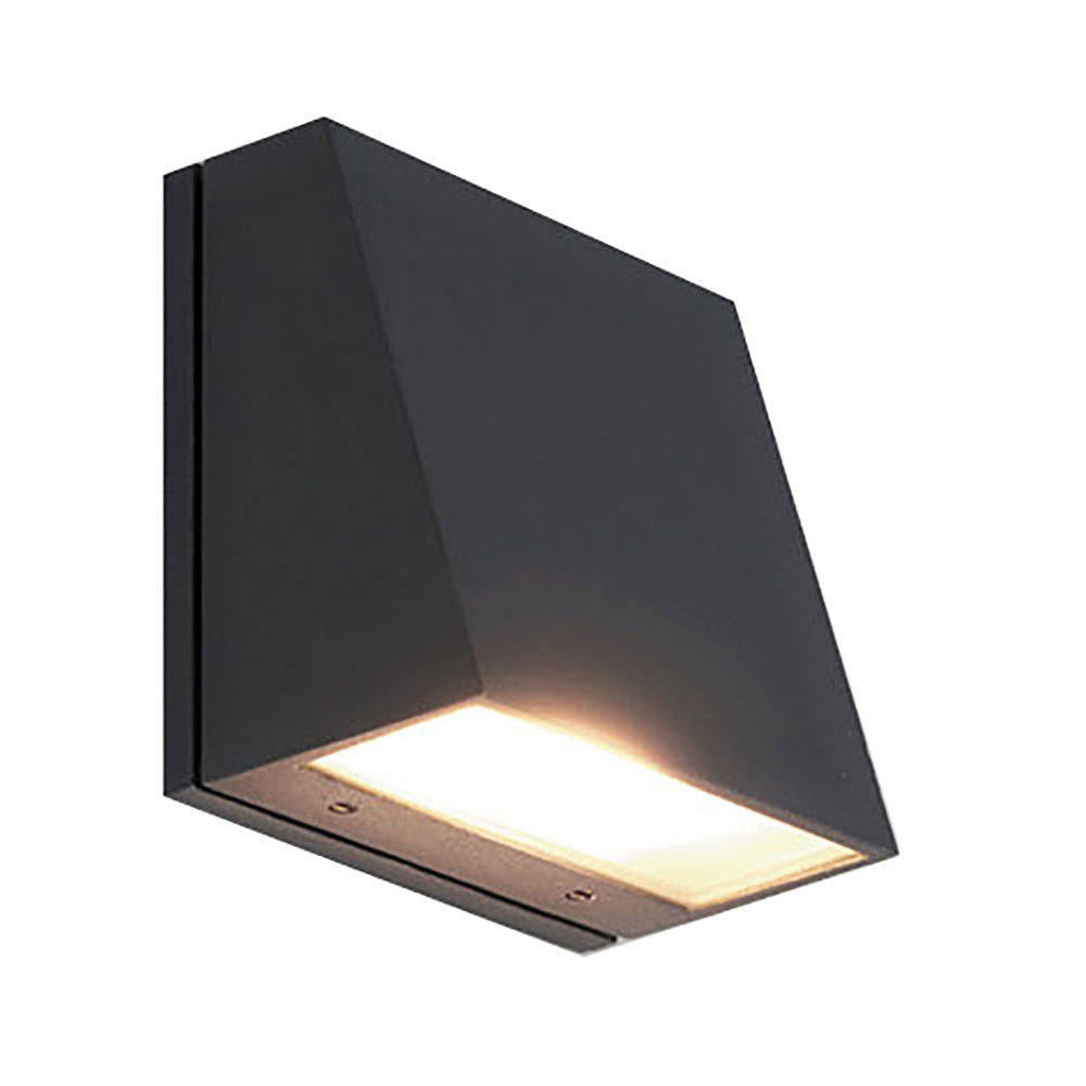 Exterior Wall Light 6W Charcoal Aluminium 3000K - LX163-CC