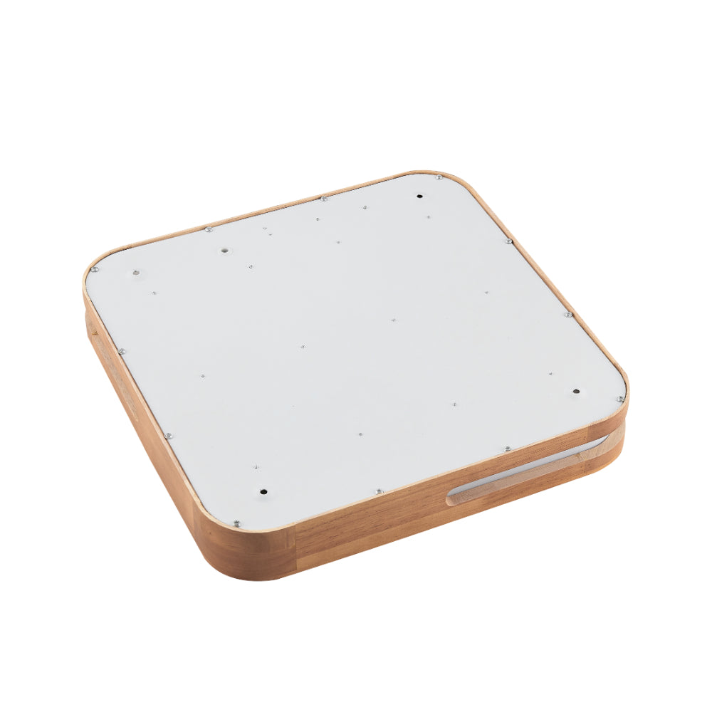 Lyric Square LED Oyster 24W TRI Colour Teak - LYRIC OY40-WD3C