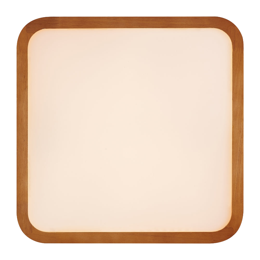 Lyric Square LED Oyster 36W TRI Colour Teak - LYRIC OY50-WD3C