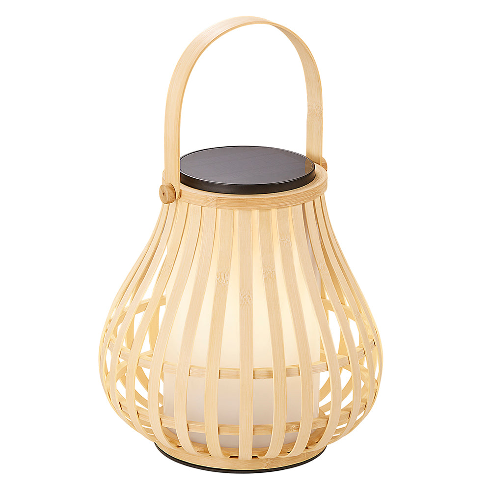 Buy Solar Lights Australia Leo Solar Light Nature Bamboo 2700K - 2118095062