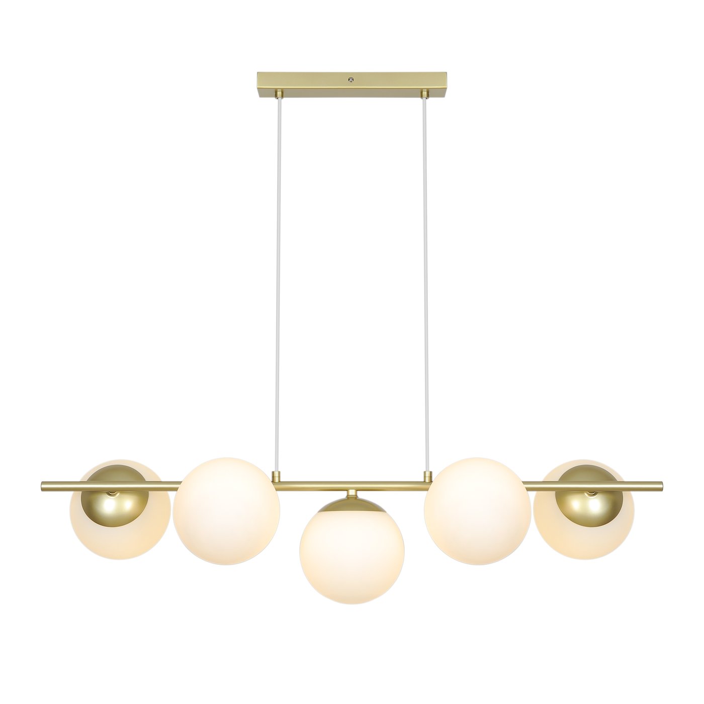 Lilly 5-Spot Pendant Light Brass - 2612623035