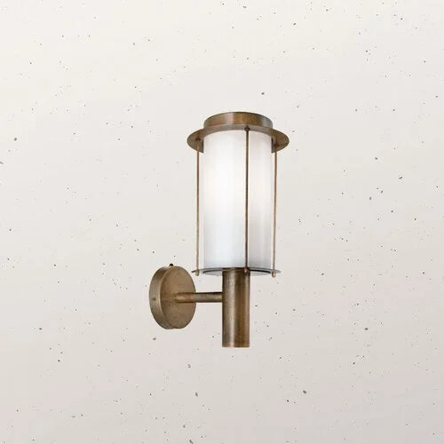 Loggia Outdoor Wall Light Antique Brass & White - IL.264.01.OOB