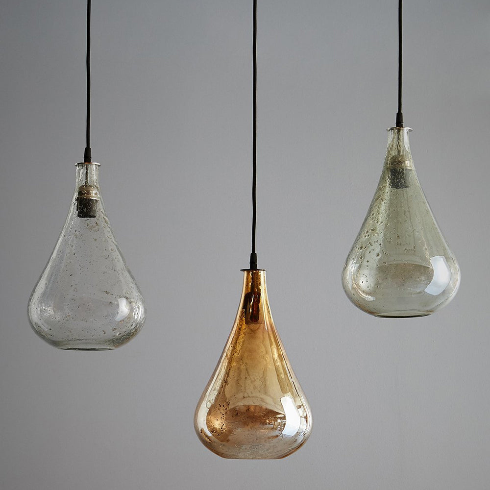 Buy Pendant Lights Australia Lustre Teardrop 1 Light Stone Effect Glass Teardrop Pendant Pale Green - ZAF10342