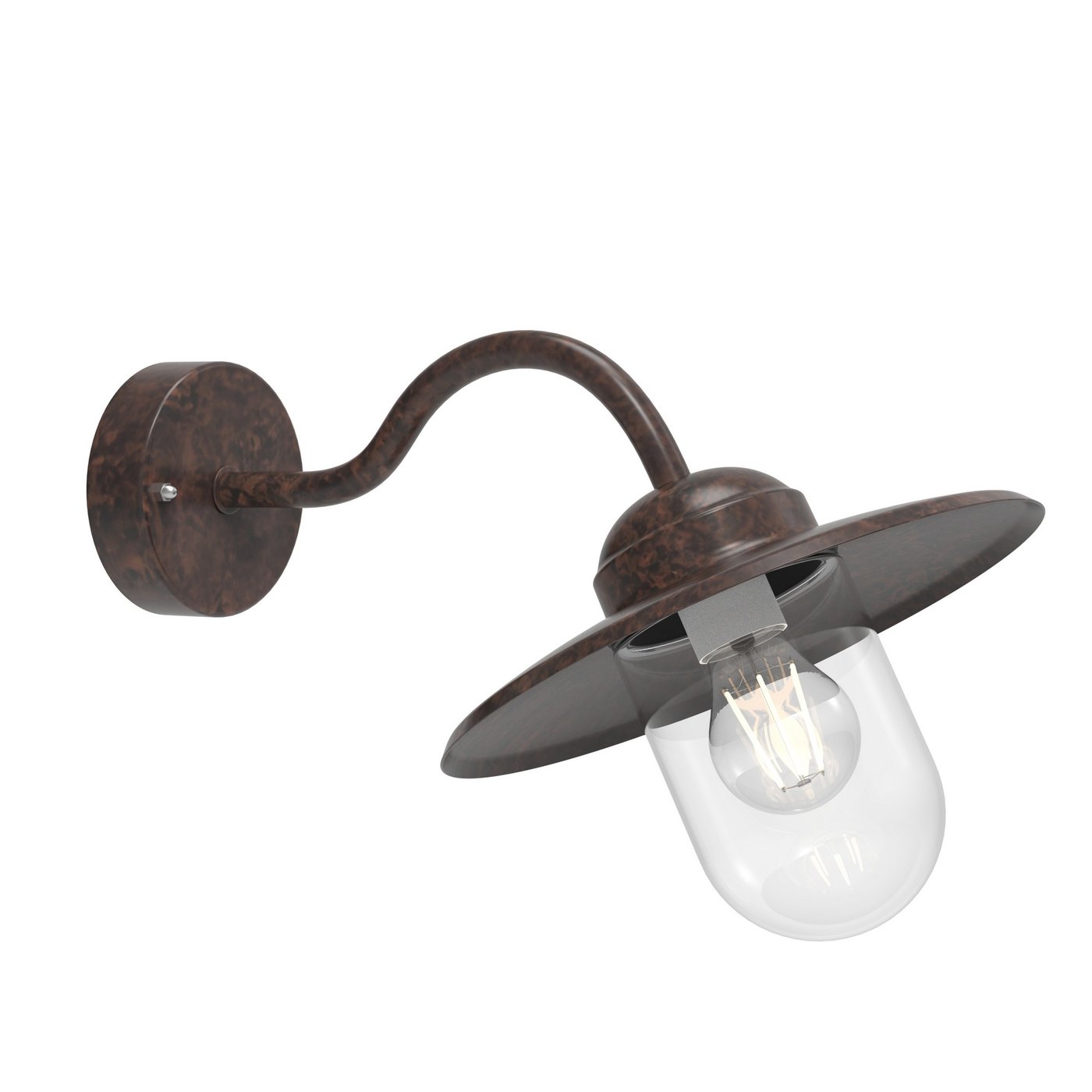Luxembourg 1 Light Wall Light Rusty - 22671009