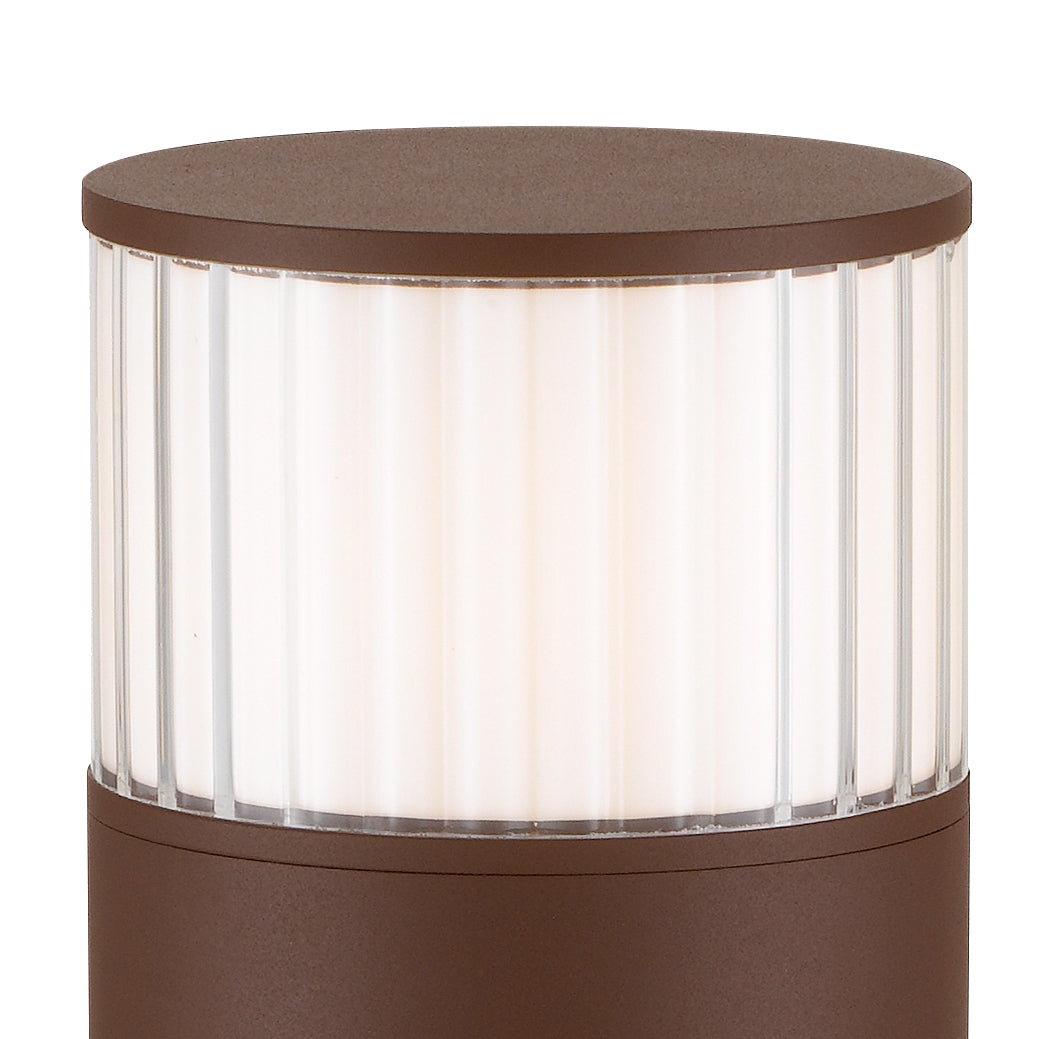 Malabo LED Bollard Light 24V/240V 12W 3000K Rusty - MALABO EX.P-RST