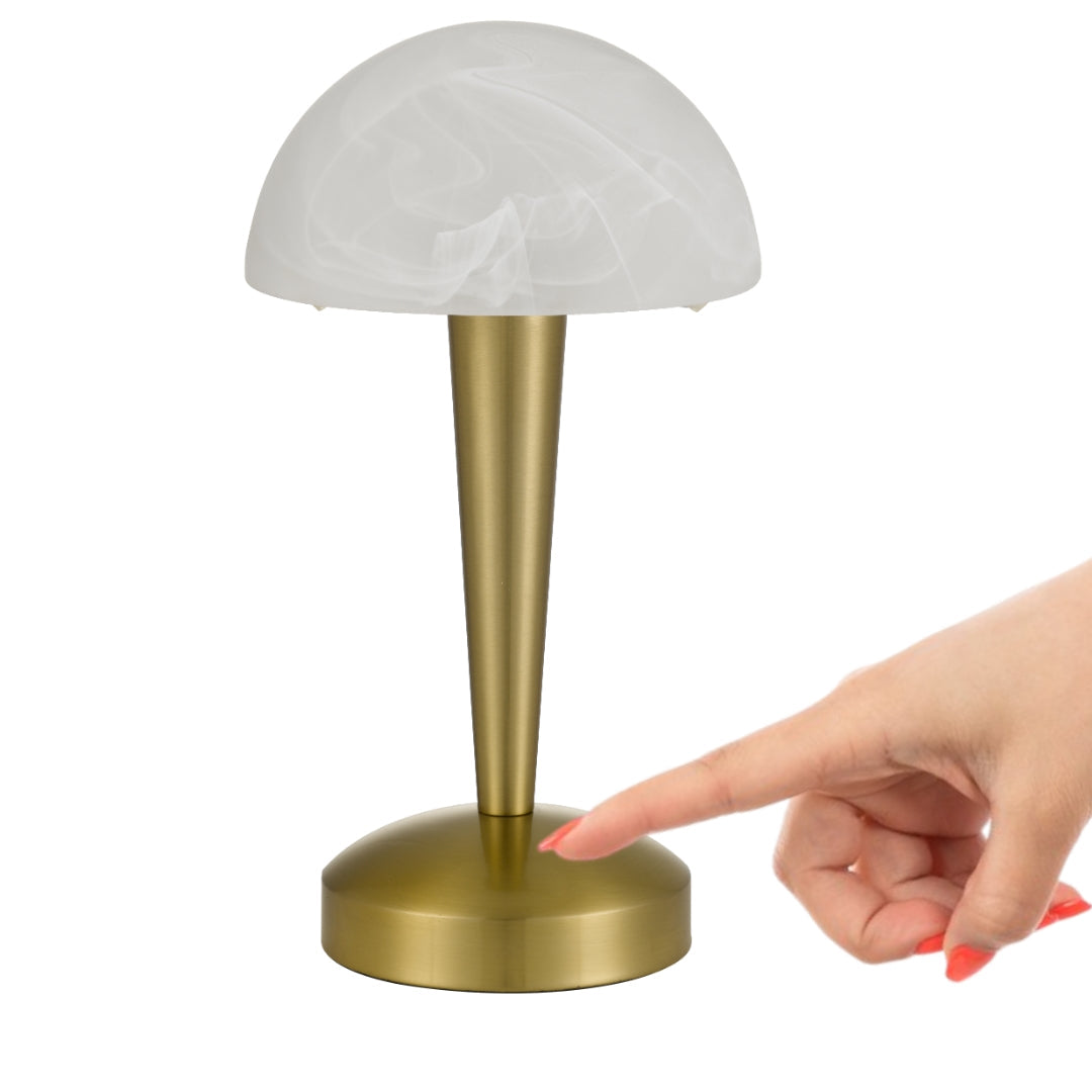 Mandel Touch Lamp Antique Gold 3000K - MANDEL TL-AG