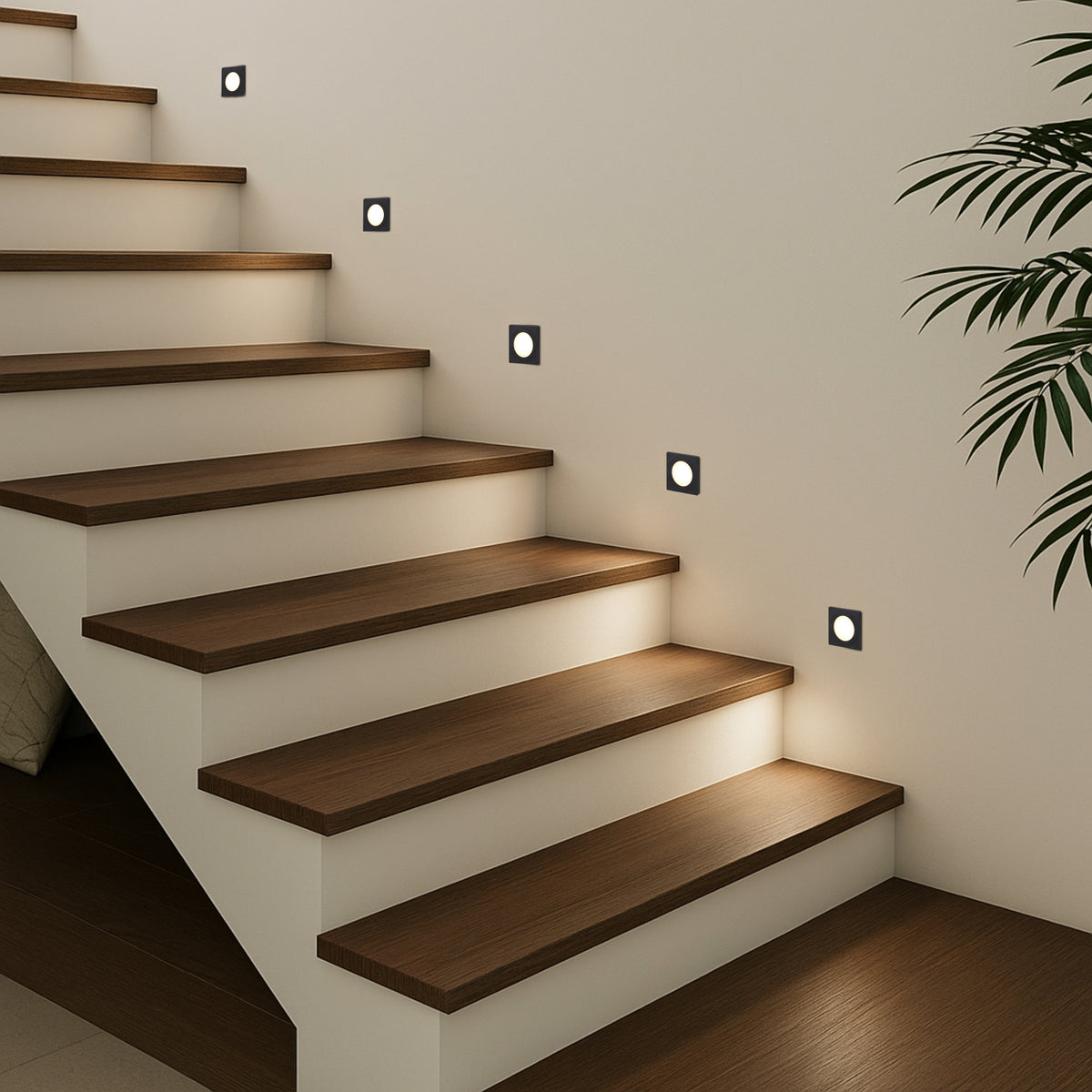 Maren LED Square Stair Downlight 2W TRI Colour Multi Color - MAREN DL44SQ-MC