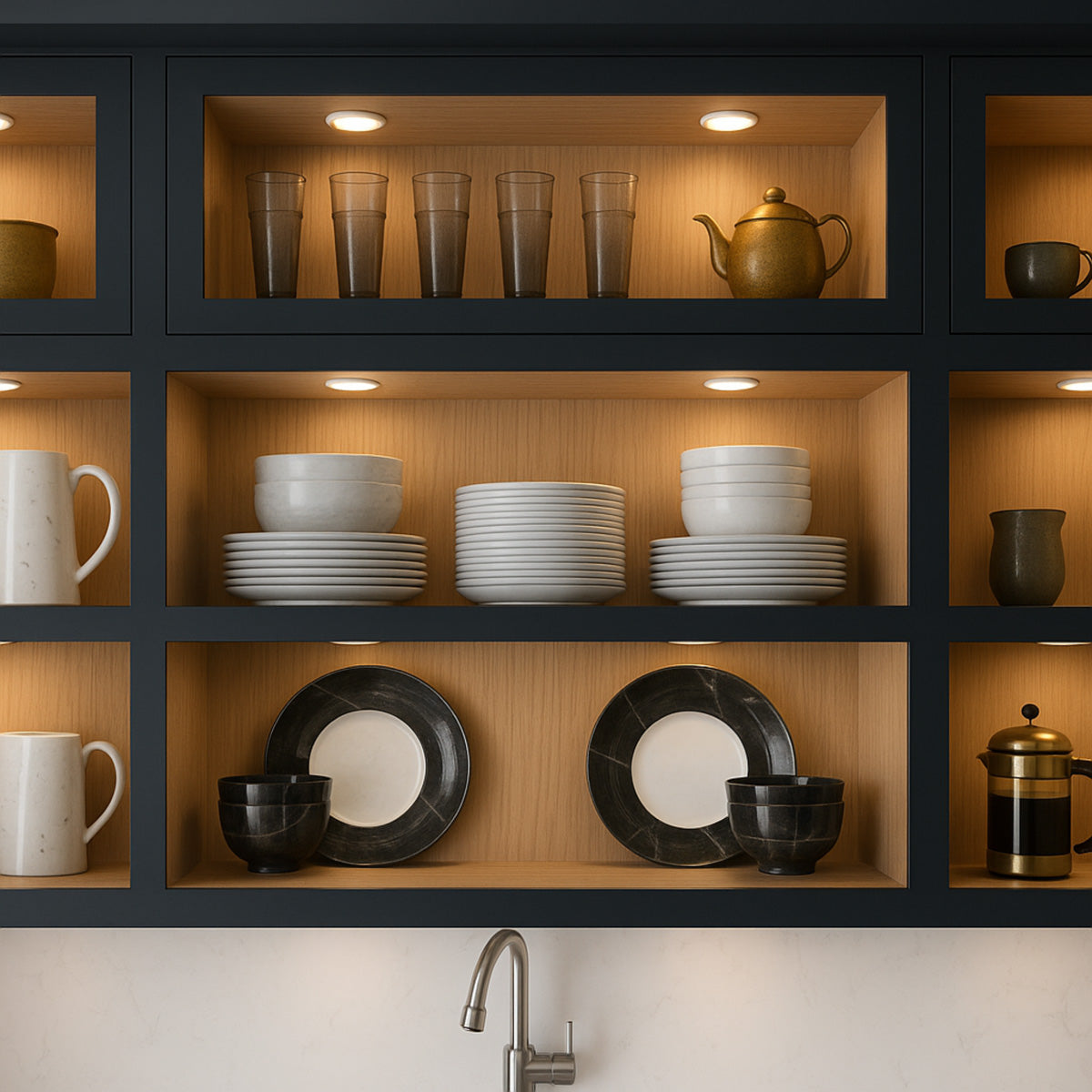 Maren LED Round Stair Downlight 2W TRI Colour Multi Color - MAREN DL44RD-MC