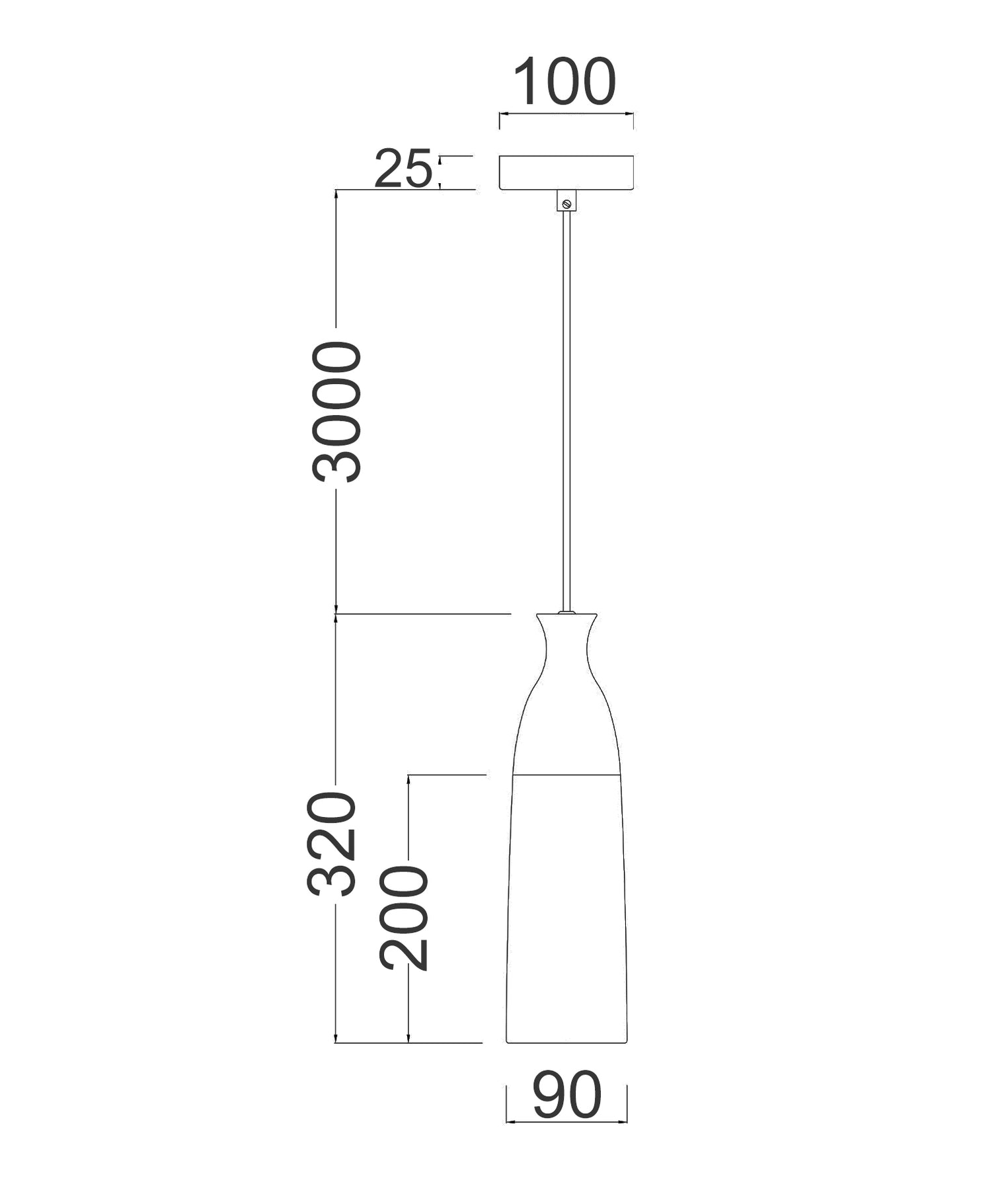 Marmol Interior Marble Cylinder Pendant Light Green & Black - MARMOL3