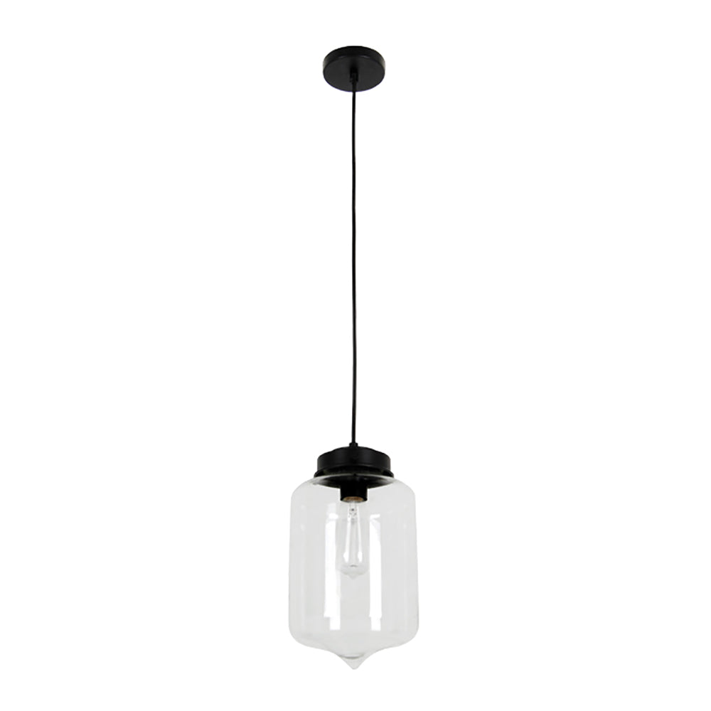 Buy Pendant Lights Australia MASON 1 Light Pendant With Clear Tipped Glass - MASON5