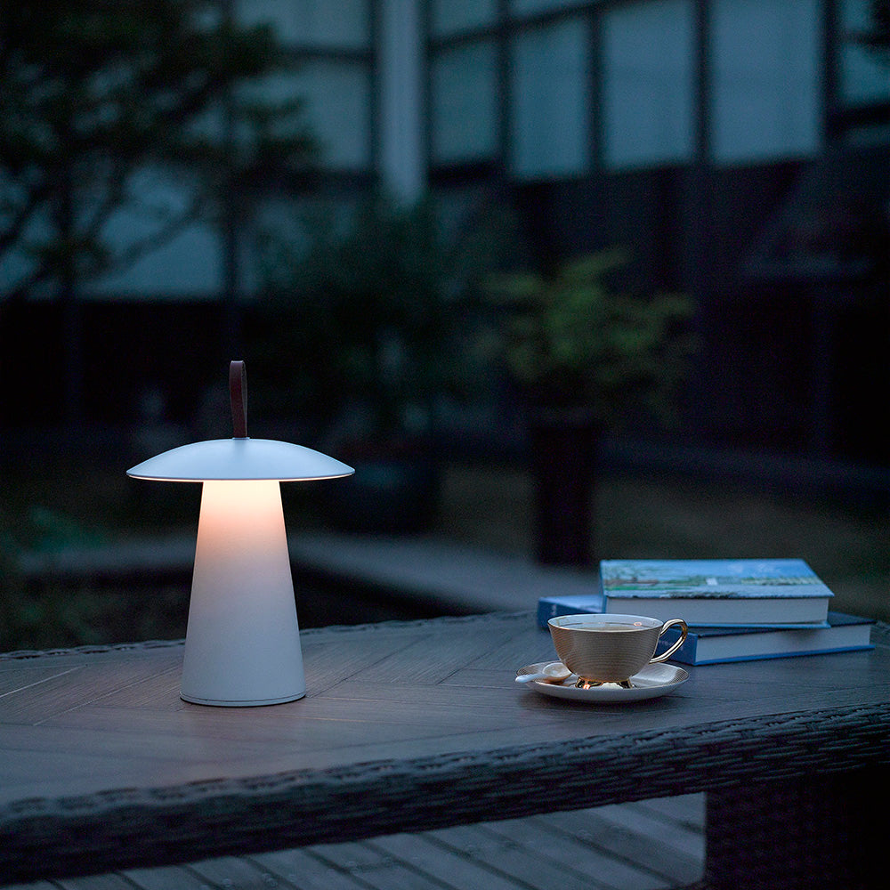 Buy Table Lamps Australia Ara To-Go Outdoor Portable White Aluminium 3000K - 2118245001