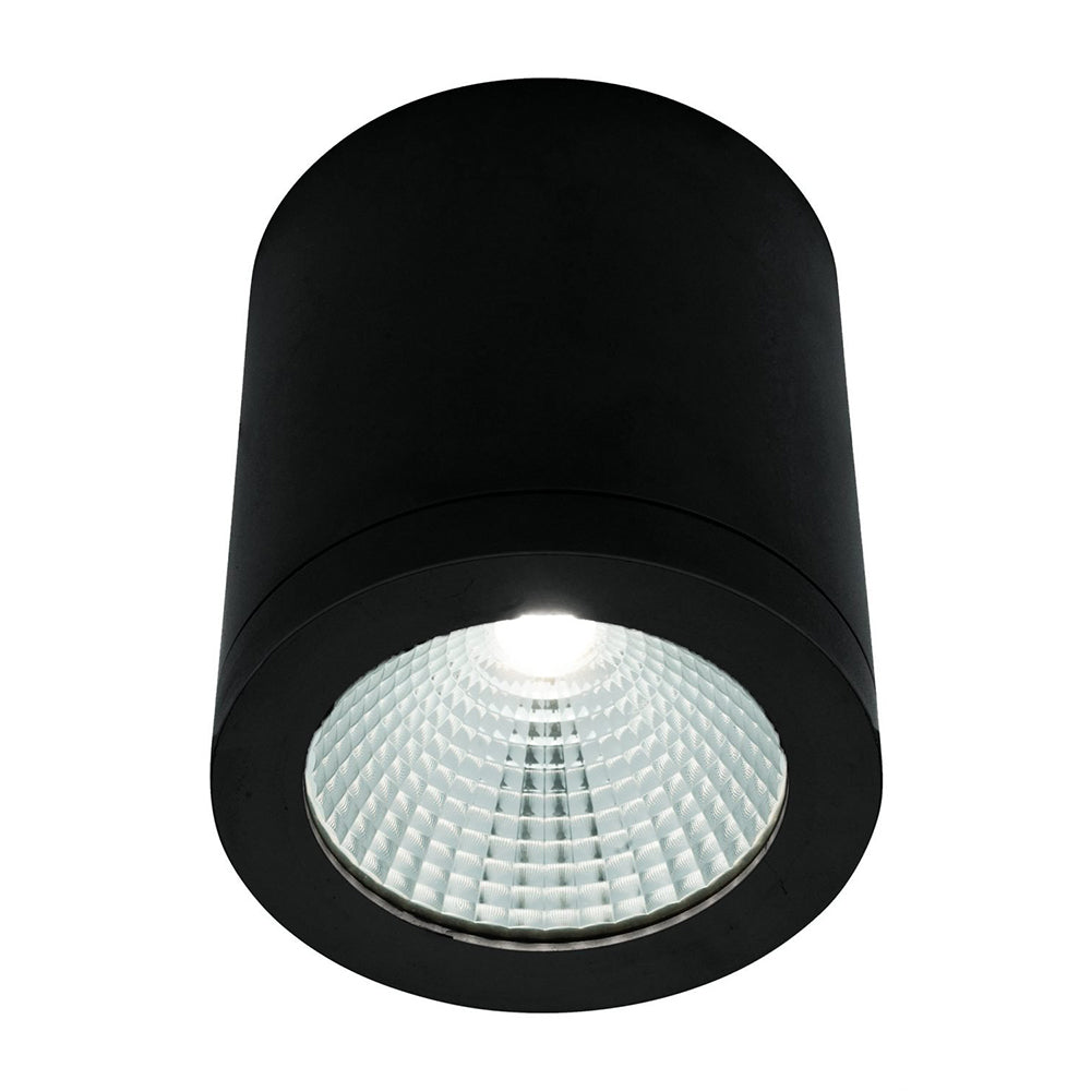 Cooper 10W LED Surface Mounted Downlights 3000K Black - MD5010BLK-3