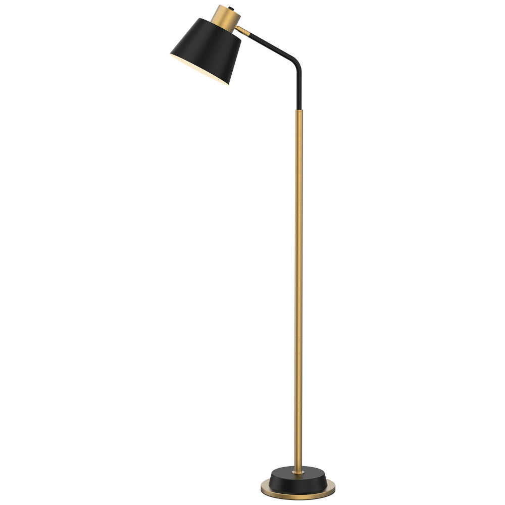 Buy Floor Lamps Australia Robin Floor Lamp Black / Gold Metal - MFL041